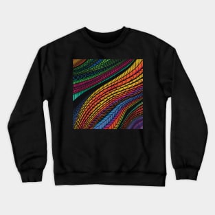 Rainbow Zentangles Crewneck Sweatshirt